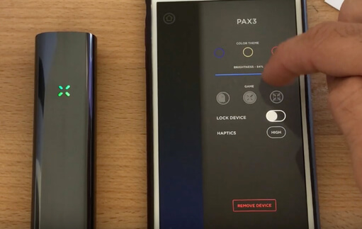 pax 3 verfügt über eine App für Smartphones